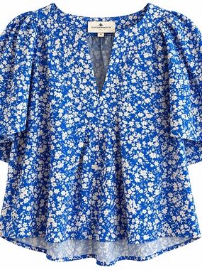 Tuckernuck x Cameran Eubanks Wimberly Blooms on Broad Finley Flutter Sleeve Top